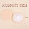 AUEAR, 10 Pack Powder Puffs Washable Pure Cotton Round Makeup Pads 2.36 Inch Cosmetic Face with Ribbon for Loose Foundation (Beige) view 2