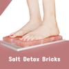 Himalayan Pink Salt Foot Detox Block - Himalayan Rock Salt Blocks Detoxer for achy Feets and Hands Pack of 2 Salt Bricks and Tiles Limb Relaxer (8X4X2 Salt Brick) view 3