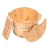 Beavorty 1set Wooden Foot Bath Lid and Soaking Tub for Relaxation Suitable for Feet Care and Fatigue Relief Premium Cedar Material for Home Use view 1