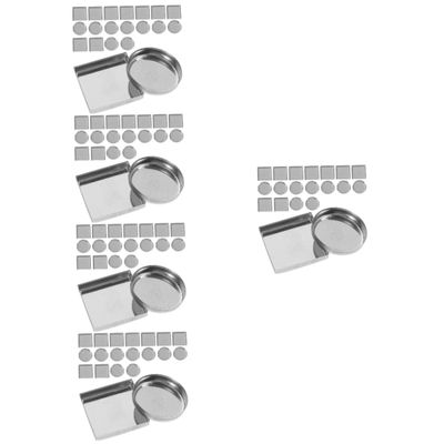 Beavorty 150pcs Diy Makeup Palette Eyeshadow Palette Accessory Empty Metal Pans Lightweight and Easy to Carry