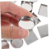 Beavorty 150pcs Diy Makeup Palette Eyeshadow Palette Accessory Empty Metal Pans Lightweight and Easy to Carry view 2