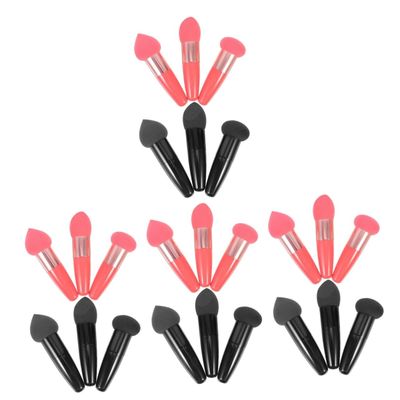 FOMIYES 24pcs Makeup Face Makeup Tools Sponge Brush Velour Puff for Body Powder Setting Powder Sponges for Women