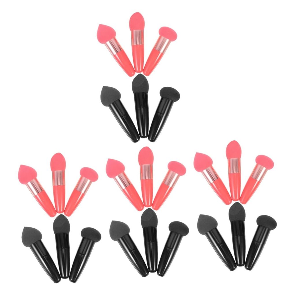 FOMIYES 24pcs Makeup Face Makeup Tools Sponge Brush Velour Puff for Body Powder Setting Powder Sponges for Women