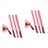 Beavorty 6pcs Eyebrow Brush Multifunctional Brow Makeup Tools Angled Eye Brow Brush Eyeliner Travel Makeup for Eyebrows view 1