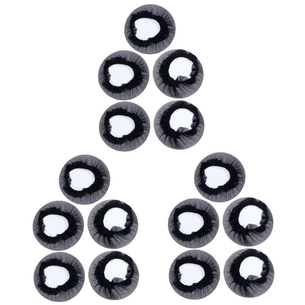 FOMIYES 15pcs Ballet Hair Nets for Dancers Breathable Bun Covers Small Hole Design for Performance Skating Gymnastics and Everyday Use and Reusable Hair Accessories