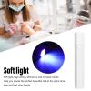 Mini Nail Lamp, Handheld Nail Dryer Soft Light 1pcs LED Portable 5 Times Convex Lens for Home (White) view 4