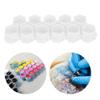 Ink for ing, 200Pcs Professional Ink Cups Bee Hive Honeycomb Shape Pigment Holder Container Cups Permanent Makeup Supplies (White) view 3