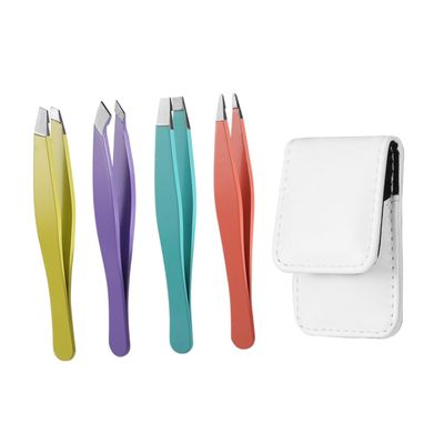 Beavorty 1set Stainless Steel Eyebrow Tweezer and Beauty Tool Kit for Men and Women Ergonomic Design for Shaping Practical Eyebrow Clip for Daily Grooming and Makeup