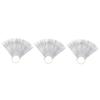 FOMIYES 150pcs Fan Shaped Nail Art Display Tips Transparent Practice Sticks for Gel Polish Easy to Smooth for Nail Design and Color Palette Use view 1
