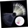 FOMIYES 150pcs Fan Shaped Nail Art Display Tips Transparent Practice Sticks for Gel Polish Easy to Smooth for Nail Design and Color Palette Use view 2