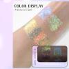 HOSAILY Roll-on Holographic Body Glitter Gel for Face Hair, Chameleon Color Changing Glitter Gel Under Light, Chunky Mermaid Sequins Festival Party Rave Accessories Shimmer Makeup (11# Mermaid) view 3