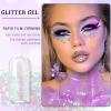 HOSAILY Roll-on Holographic Body Glitter Gel for Face Hair, Chameleon Color Changing Glitter Gel Under Light, Chunky Mermaid Sequins Festival Party Rave Accessories Shimmer Makeup (11# Mermaid) view 4
