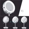 10X Magnifying Mirror with Dimmable Light 7Inch LED Lighted Vanity Mirror for Makeup Shaving with in Bathroom 360 Rotation Portable Illuminated Powered by Batteries(not Included) view 4