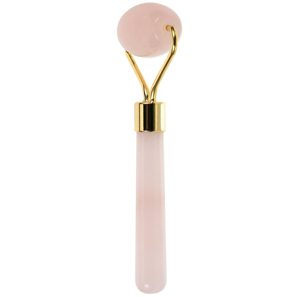 Beavorty Facial Massage Roller Tool for Skin Care Jade Roller for Face Neck Eyes Body Relaxation Ergonomic Handheld for Tightening Cooling for Home
