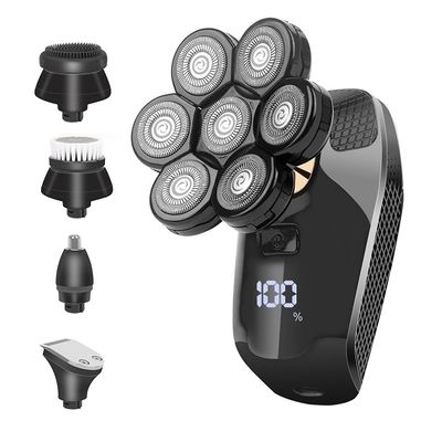 Head Shavers for Bald Men, 5 In 1 Shaver For Men Electric Shaver Powerful Bald Head Shaver Beard Shaving Machine For Men Razor