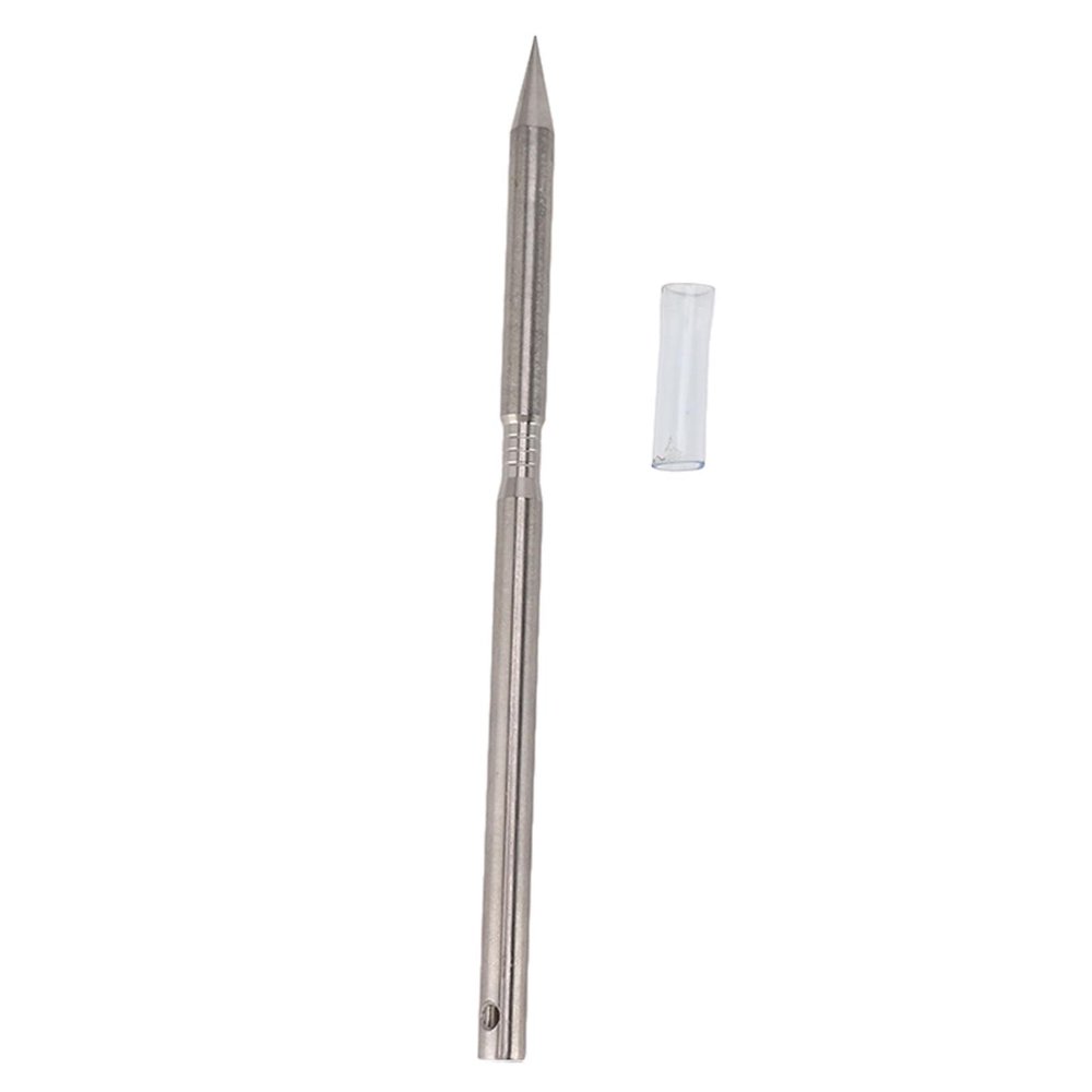 Cow Nose Piercing Needle, 304 Stainless Steel Cattle Nose Piercing Needle with Hole for Farm Home Cattle Nose Piercing (M)