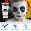 MEICOLY Cream Moonlight White Face Body Paint,2.37Oz Large Tube Water Based Full Body Paint for Adults and Kids,Professional Face Paint for Halloween Stage SFX Special Effects Cosplay Makeup view 3