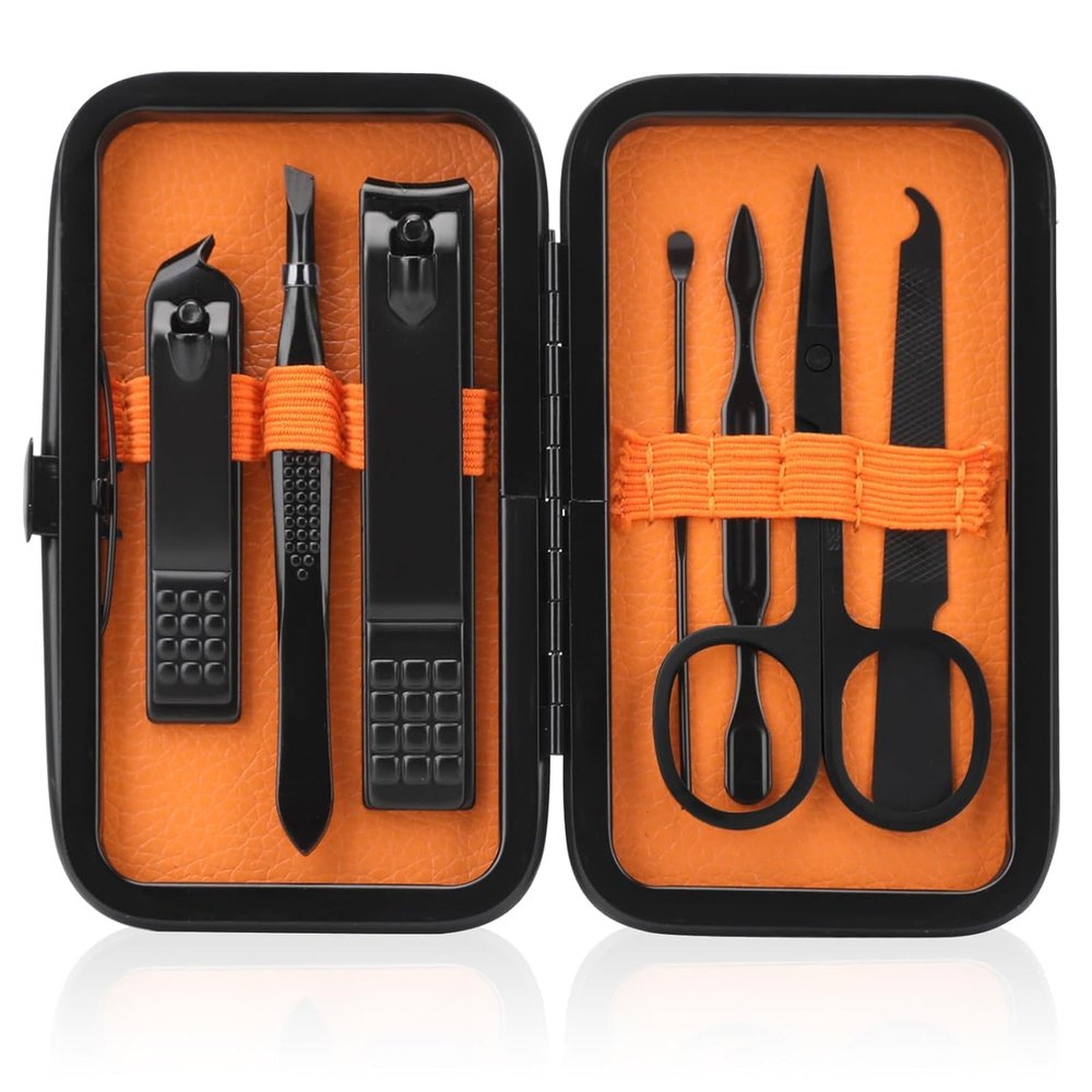 Manicure Set Men Nail Clipper Set Personal Care Nail Grooming Kits Travel Nail Care Set Manicure Tools Fenlebeneil Nail Clippers Pedicure Kit Basic Nail Care Tools Gift for Men Women