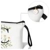 LANJU Initial Letter Bag Letter Makeup Bag for Women Initial Cosmetic Bag A-Z Personalized Makeup Bag Travel Makeup Bag,Initial Cosmetic Bag Gifts (white C) view 2