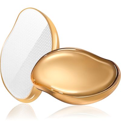 GABOX Crystal Hair Remover, Crystal Hair Eraser, Nano Glass Hair Razor Epilator Tools for Women & Men, Gold