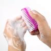 2pcs Two Sided Nail Scrubber Brush, Multifunction Fingernail Cleaning Brush Portable Nail Brush Cleaner for Cleaning Cuticles Fingernails Toes (White, Purple) view 4