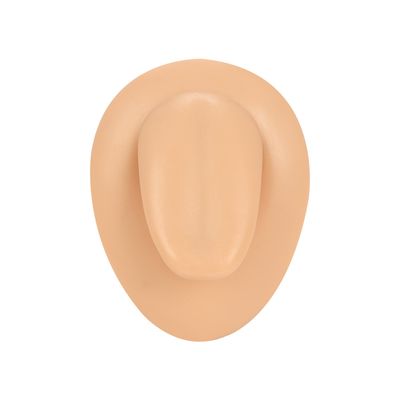 AccGin 1Pc Soft Silicone Body Parts Model Human Ear Mouth Nose Eye Tongue Navel Model Display Puncture Display Simulation for Jewelry Display Teaching Tool piercing practice body parts