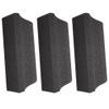 Beaupretty 3pcs Hair Sponge Beard Trimming Sponge Beard Sponge for Sink Sponge Beard Hair Catcher Beard Hair Catcher for Sink Beard Hair Catcher for Men Hair Brush Hard Sponge Clean view 1