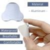 MUROCEA Aluminum Nasal Splints, External Nose Support Protector for Rhinoplasty Septoplasty Sur-gery, Nose Brace Fracture, ENT, Orthopedic Immobilization, Sliver,5PCS (L) view 4