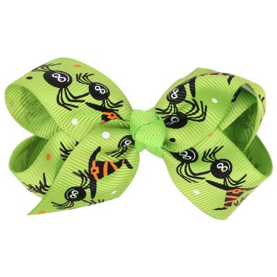 Halloween Bow Knot Hair Pins Halloween Hair Bows Clip Colorful Clip Cute Bowknot Clip Hair Accessories For Girls Babies Toddlers Kids Halloween Christmas Parties Hair Barrettes for (C, One Size)
