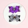 Spooktacular Halloween Hair Accessories For Girls Pumpkin Cat Bow Clips 2pc Womens Hair Barrettes Large (G, One Size) view 4