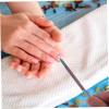 SOESFOUFU 4pcs Stainless Steel Cuticle Pusher Design Nail Art Remover Tool for Gel Polish and Cuticle Care Ergonomic Handle for Manicure and Pedicure Use Salons and Home view 4