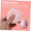 Beaupretty 3pcs Portable Silicone Makeup Sponge Drying Holder Travel Case for Cosmetics Puff Shockproof and Ventilated Design Keeps Sponges view 3