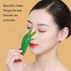 High Bridge Nose Scraper, Resin Nose Massager for Reducing The Sides of The Nose, Face Nose Gua Sha Ool for Shape Puffiness Reducing (Green) view 2