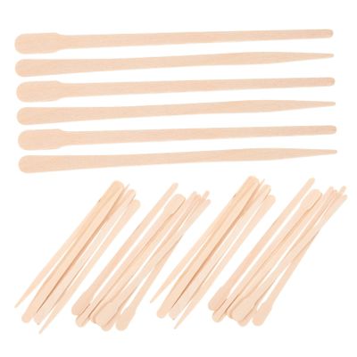Beaupretty 200pcs Wooden Sticks for Hair Removal Durable Applicator Tool for Sensitive Skin for Body Face Eyebrow Waxing Lightweight and Portable Waxing Spatulas