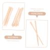 Beaupretty 200pcs Wooden Sticks for Hair Removal Durable Applicator Tool for Sensitive Skin for Body Face Eyebrow Waxing Lightweight and Portable Waxing Spatulas view 2