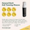 Golden glo Natural Dark Self-tanning Mousse & Perfect 10 Blending Mitt view 3