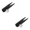Beavorty 2pcs Mechanical Pencil Sharpener U-Shaped Slots Eyebrow Pencil Sharpener Makeup Brow view 1
