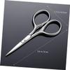 Beavorty 3pcs Stainless Steel Beard Scissors for Men Trimming Shears for Facial Hair Precision Grooming Tool Silver Finish view 3