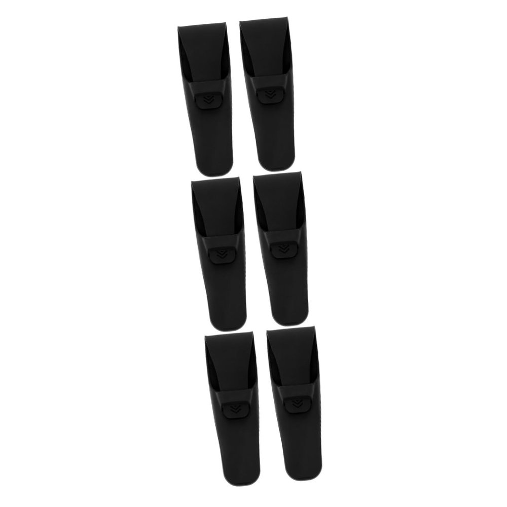 Beavorty 6pcs Elegant Portable Razor Case Silicone Razor Case for Travel Shavers Men Women Carrying Bag Safety Accessories Flip Lid Design
