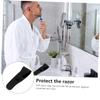Beavorty 6pcs Elegant Portable Razor Case Silicone Razor Case for Travel Shavers Men Women Carrying Bag Safety Accessories Flip Lid Design view 3