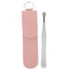 Beavorty 4pcs Nose Hair Trimmer Tweezers Beard Trimmer Tool Portable Case Stainless Steel Easy Use