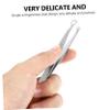 Beavorty 4pcs Nose Hair Trimmer Tweezers Beard Trimmer Tool Portable Case Stainless Steel Easy Use view 3