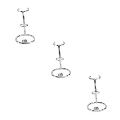 Beavorty 3pcs Brush Stand Dual Bracket Design for Shaving Tools Storage Shaving Brush Holder Rack and Stylish Bathroom Organizer Keeps Your Space Tidy