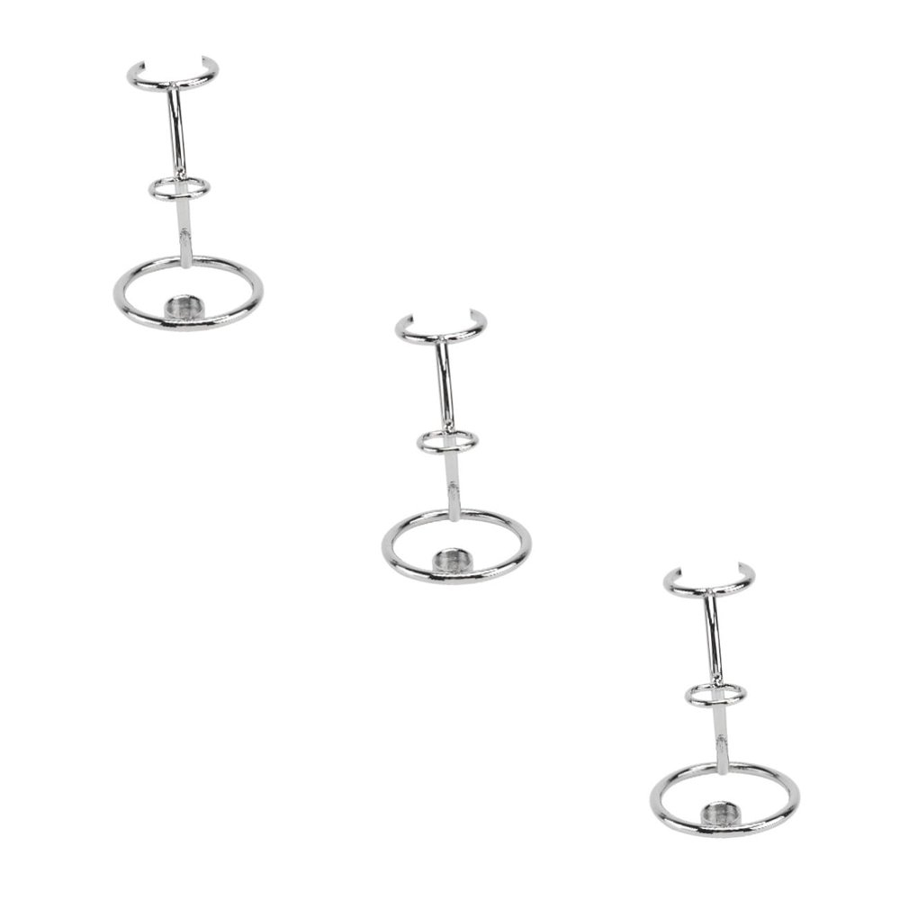 Beavorty 3pcs Brush Stand Dual Bracket Design for Shaving Tools Storage Shaving Brush Holder Rack and Stylish Bathroom Organizer Keeps Your Space Tidy