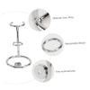 Beavorty 3pcs Brush Stand Dual Bracket Design for Shaving Tools Storage Shaving Brush Holder Rack and Stylish Bathroom Organizer Keeps Your Space Tidy view 2