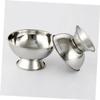 Beavorty 5pcs Men's Shaving Tool Reusable Shaving Mug Footed Mug Stainless Cup Household Shave Bowl view 3