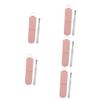 Beavorty 5pcs Nose Hair Clip Plucking Eyebrows Long Tweezers Nose Hair Trimmer Beard Trimming Scissors Nose Hair Tweezers Eyebrow Clips Tweezers Men Tools Man Remover Stainless Steel Ring view 1