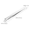 Beavorty 5pcs Nose Hair Clip Plucking Eyebrows Long Tweezers Nose Hair Trimmer Beard Trimming Scissors Nose Hair Tweezers Eyebrow Clips Tweezers Men Tools Man Remover Stainless Steel Ring view 3