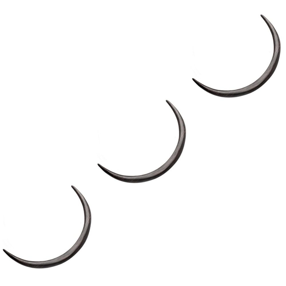Beavorty 3pcs Moon Wooden Hair Fork for Women Retro Hair Stick Curved Design Hairpin for Buns for Girls for Updo Styles and Messy Buns