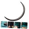Beavorty 3pcs Moon Wooden Hair Fork for Women Retro Hair Stick Curved Design Hairpin for Buns for Girls for Updo Styles and Messy Buns view 3